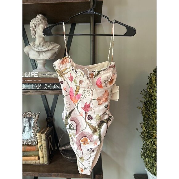 Agua by Agua Bendita Ebano Habitat One Piece Multicolor Womens Size Large - Picture 4 of 7